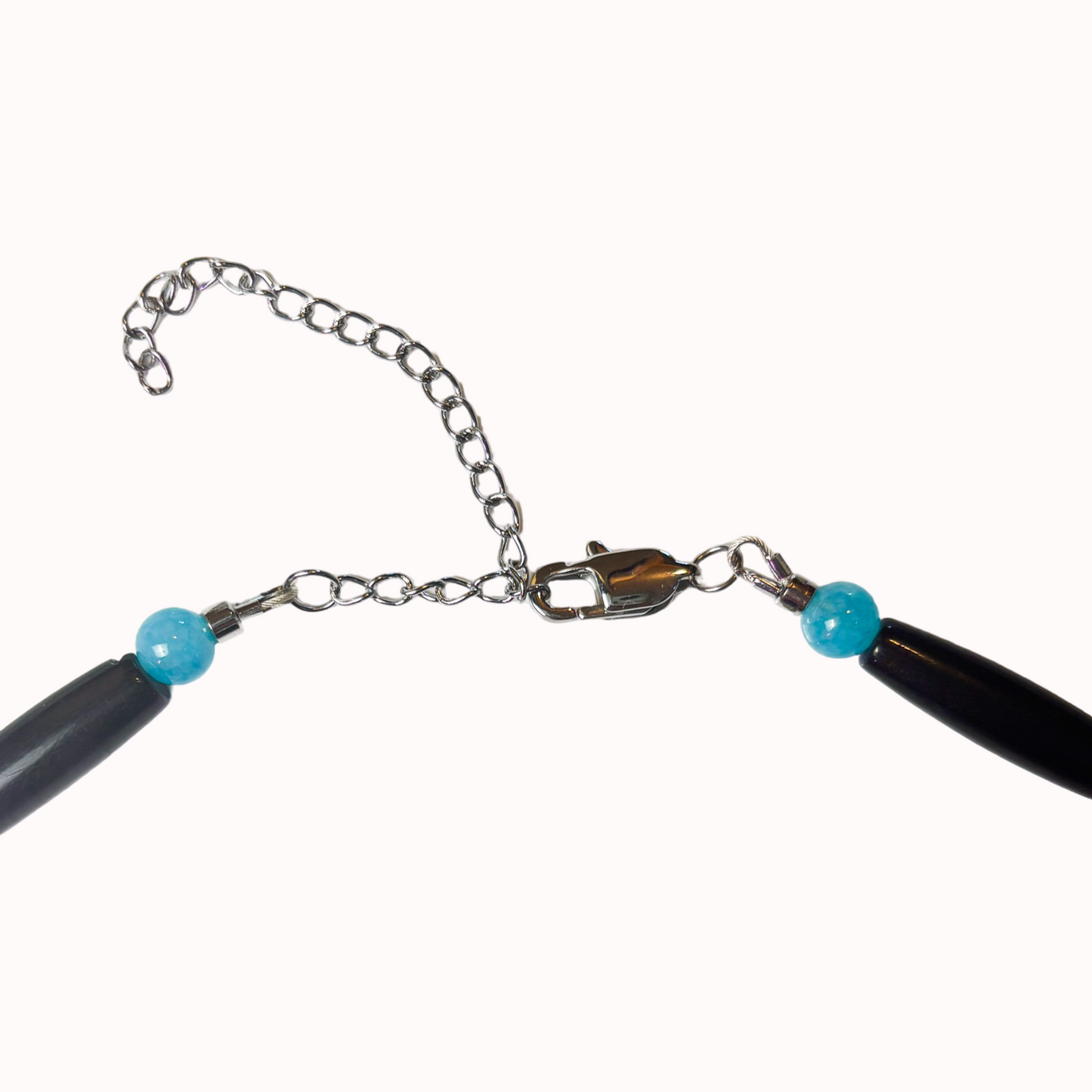 Black Buffalo Bone Quarts necklace