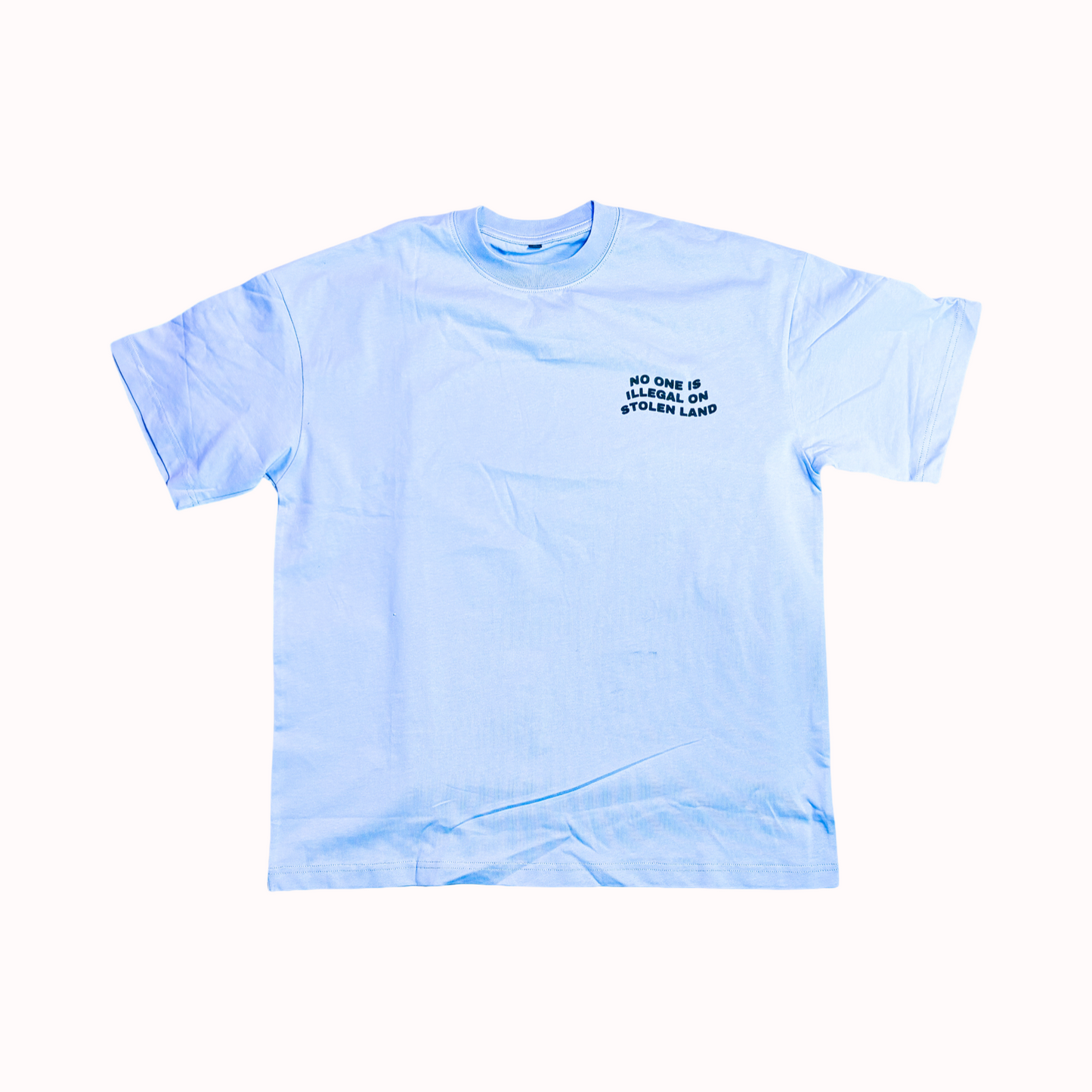 No One Is Illegal On Stolen Land T-Shirt – 100% Cotton
