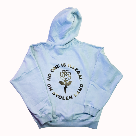 No One Is Illegal On Stolen Land Hoodie – 100% Cotton 420gsm Streetwear