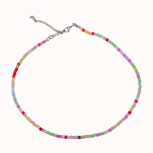 Rainbow Bead Necklace