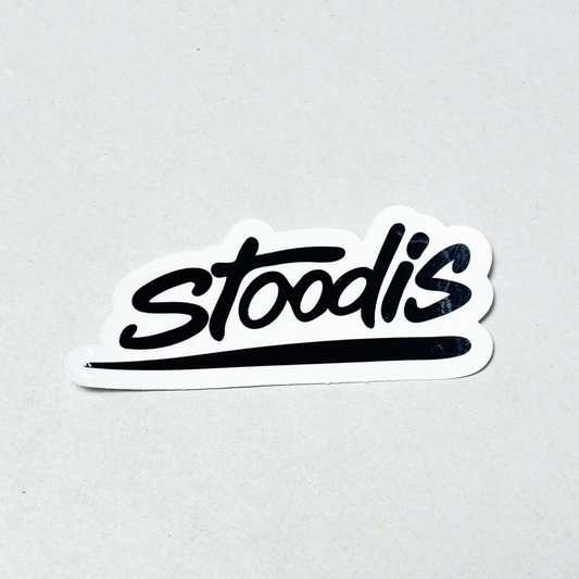 Stoodis Vinyl Sticker – Stoodis Script Decal