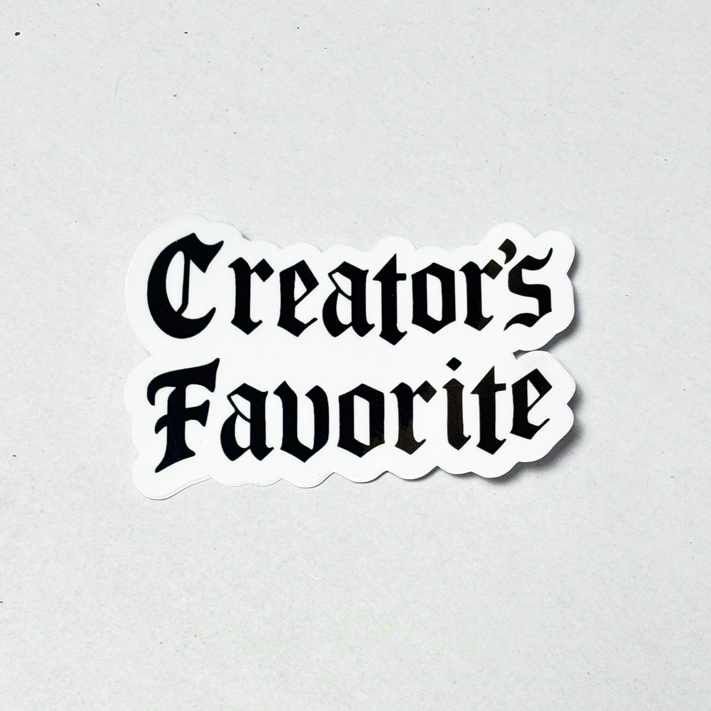 Creators Favorite Vinyl Sticker – Black & White Spirit Bird Decal